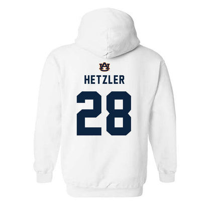 Auburn - NCAA Baseball : Ryan Hetzler - Replica Shersey Hooded Sweatshirt-1