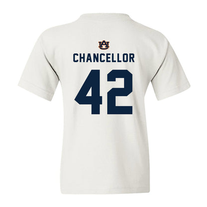 Auburn - NCAA Baseball : Abe Chancellor - Replica Shersey Youth T-Shirt-1