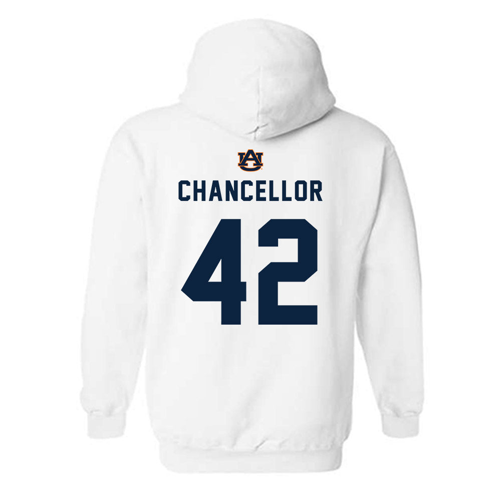 Auburn - NCAA Baseball : Abe Chancellor - Replica Shersey Hooded Sweatshirt-1