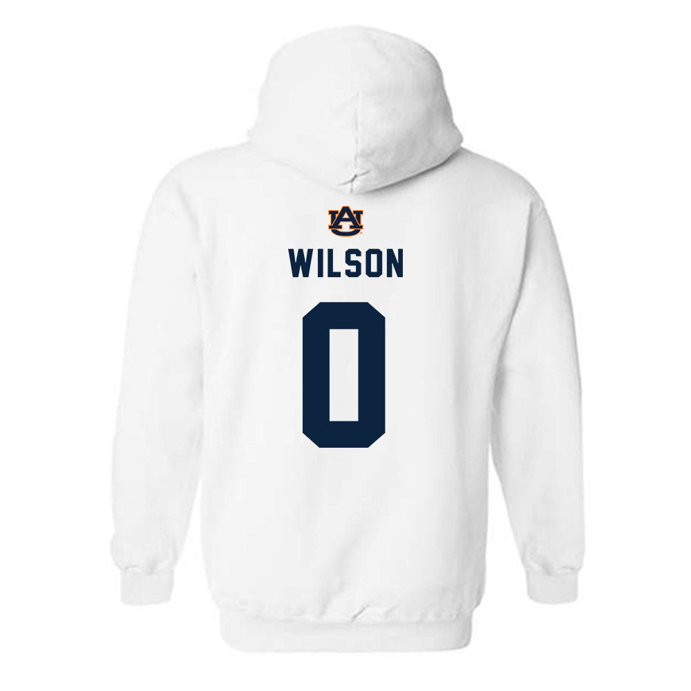Auburn - NCAA Baseball : Brady Wilson - Replica Shersey Hooded Sweatshirt-1