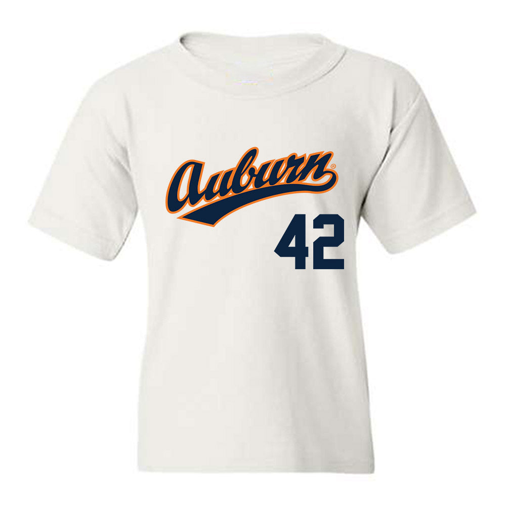 Auburn - NCAA Baseball : Abe Chancellor - Replica Shersey Youth T-Shirt-0