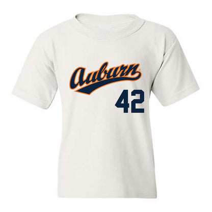 Auburn - NCAA Baseball : Abe Chancellor - Replica Shersey Youth T-Shirt-0