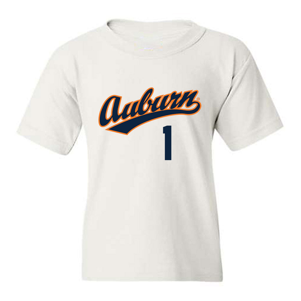 Auburn - NCAA Baseball : Ryne Farber - Replica Shersey Youth T-Shirt-0