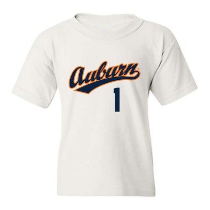Auburn - NCAA Baseball : Ryne Farber - Replica Shersey Youth T-Shirt-0