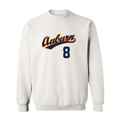 Auburn - NCAA Baseball : Eric Guevara - Replica Shersey Crewneck Sweatshirt-0