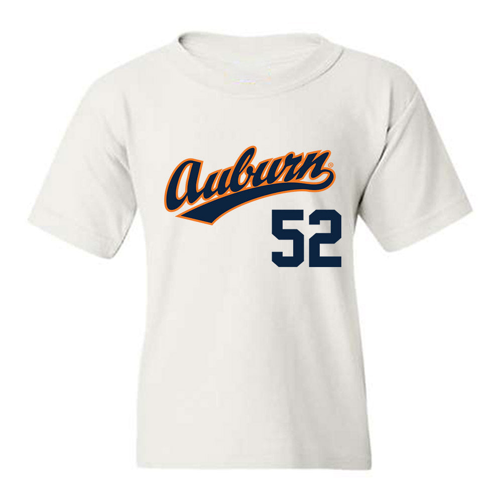 Auburn - NCAA Baseball : Tanner Waldrop - Replica Shersey Youth T-Shirt-0