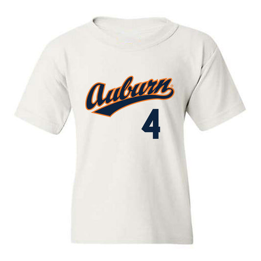 Auburn - NCAA Baseball : Andrew Dutton - Replica Shersey Youth T-Shirt-0