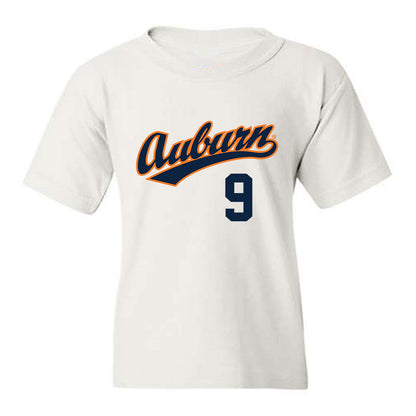 Auburn - NCAA Baseball : Jett Johnston - Replica Shersey Youth T-Shirt-0