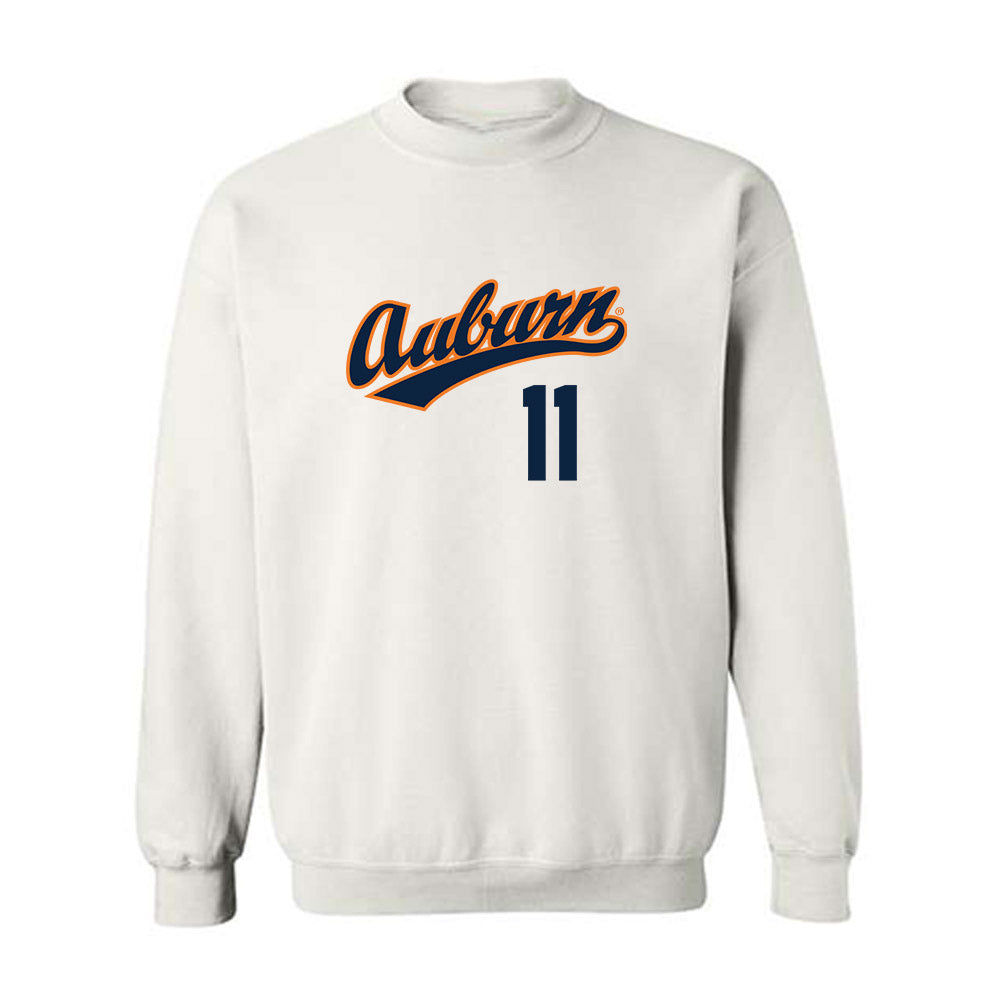 Auburn - NCAA Baseball : Brandon McCraine - Replica Shersey Crewneck Sweatshirt-0