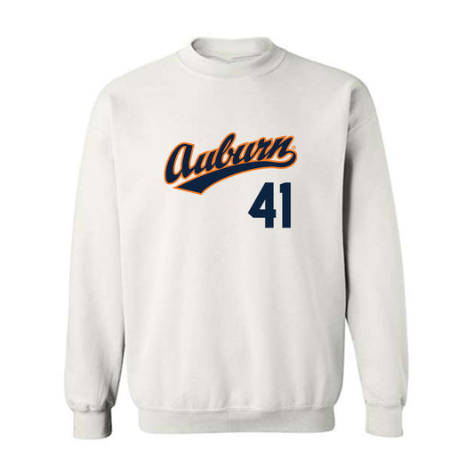 Auburn - NCAA Baseball : LJ Cormier - Replica Shersey Crewneck Sweatshirt-0