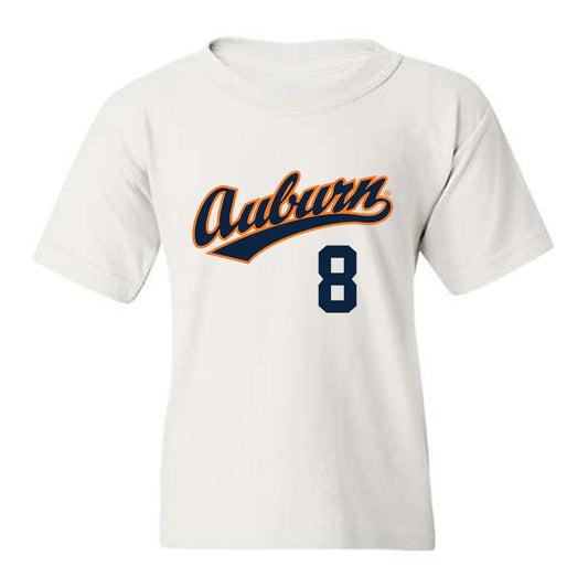 Auburn - NCAA Baseball : Eric Guevara - Replica Shersey Youth T-Shirt-0