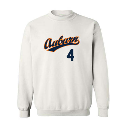 Auburn - NCAA Baseball : Andrew Dutton - Replica Shersey Crewneck Sweatshirt-0