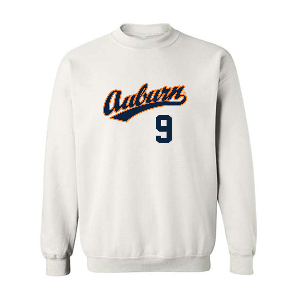 Auburn - NCAA Baseball : Jett Johnston - Replica Shersey Crewneck Sweatshirt-0