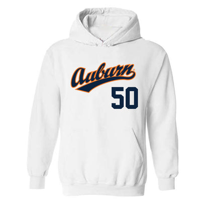 Auburn - NCAA Baseball : Brandon McCraine - Replica Shersey Hooded Sweatshirt-0