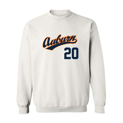 Auburn - NCAA Baseball : Dylan Watts - Replica Shersey Crewneck Sweatshirt