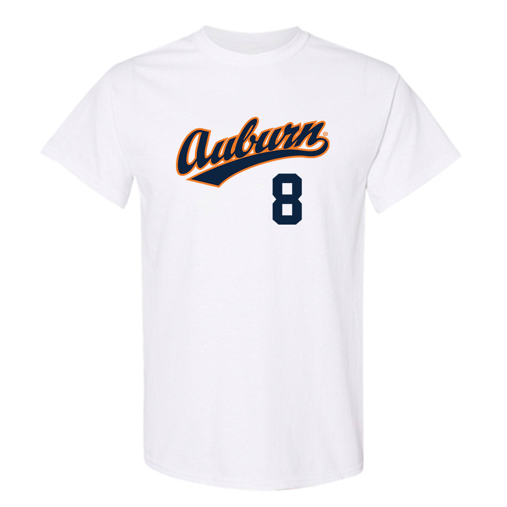 Auburn - NCAA Baseball : Eric Guevara - Replica Shersey T-Shirt-0