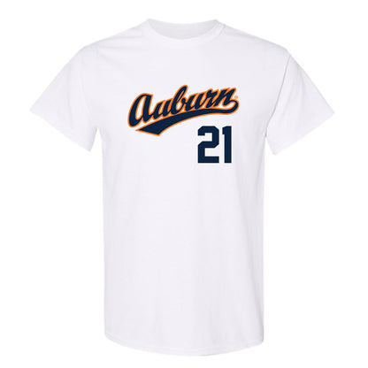 Auburn - NCAA Baseball : Andreas Alvarez - Replica Shersey T-Shirt-0