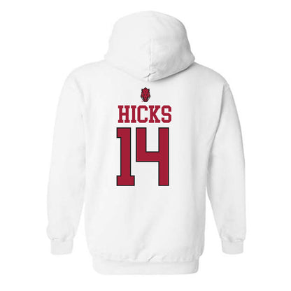 Arkansas - NCAA Women's Volleyball : Rosana Hicks - Classic Shersey Hooded Sweatshirt-1
