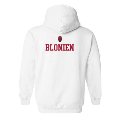 Arkansas - NCAA Women's Golf : Natalie Blonien - Classic Shersey Hooded Sweatshirt-1