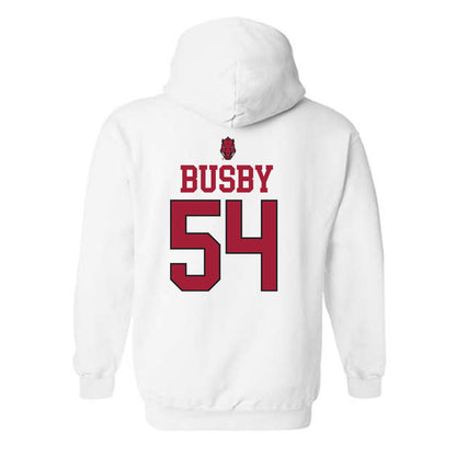 Arkansas - NCAA Baseball : Kel Busby - Classic Shersey Hooded Sweatshirt-1