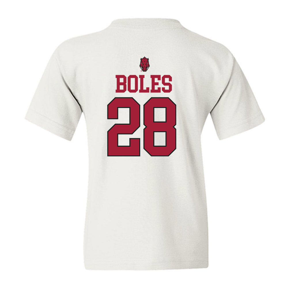 Arkansas - NCAA Baseball : Carson Boles - Classic Shersey Youth T-Shirt-1