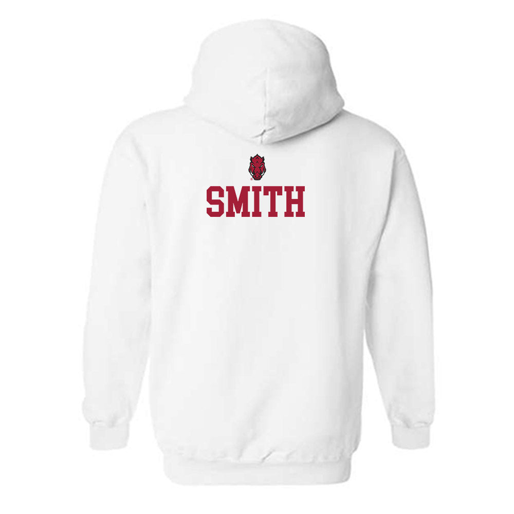 Arkansas - NCAA Men's Track & Field : Jaden Smith - Classic Shersey Hooded Sweatshirt-1