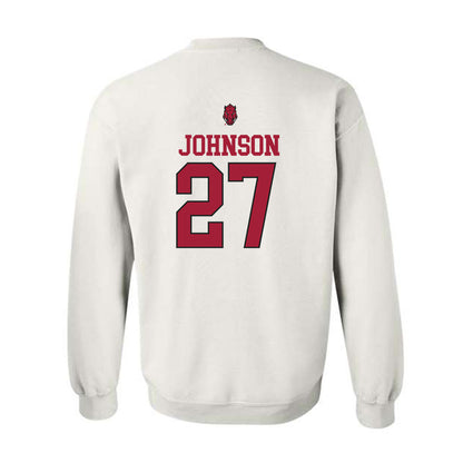Arkansas - NCAA Football : Ahkhari Johnson - Classic Shersey Crewneck Sweatshirt-1