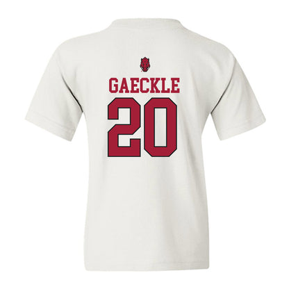 Arkansas - NCAA Baseball : Gabe Gaeckle - Classic Shersey Youth T-Shirt-1