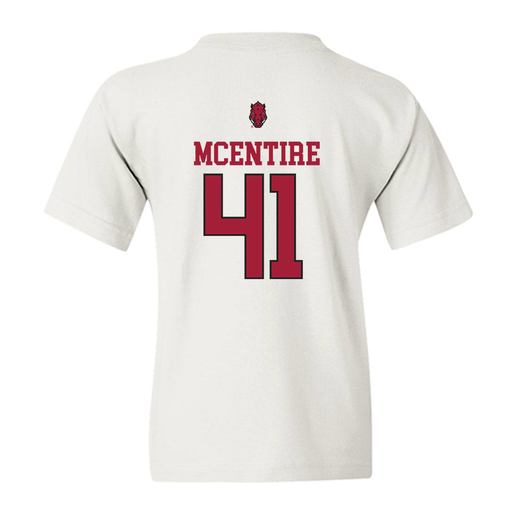 Arkansas - NCAA Baseball : Will McEntire - Classic Shersey Youth T-Shirt-1