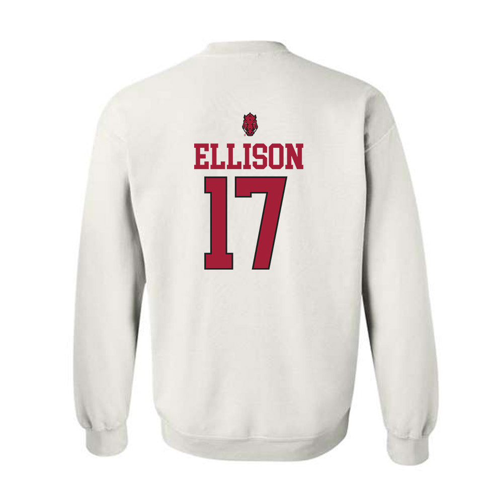 Arkansas - NCAA Women's Volleyball : Skylar Ellison - Classic Shersey Crewneck Sweatshirt-1