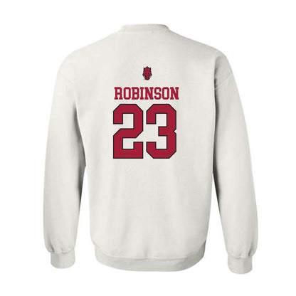 Arkansas - NCAA Women's Basketball : Emily Robinson - Classic Shersey Crewneck Sweatshirt-1