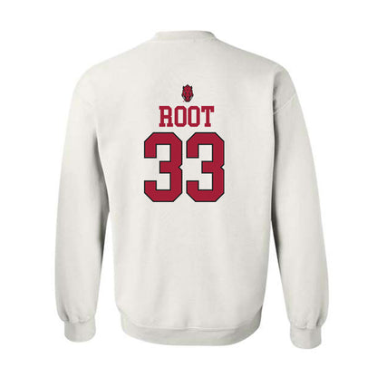 Arkansas - NCAA Baseball : Zach Root - Classic Shersey Crewneck Sweatshirt-1