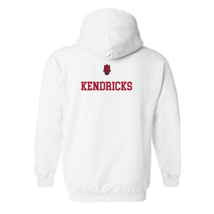 Arkansas - NCAA Men's Track & Field (Outdoor) : John Kendricks - Hooded Sweatshirt Classic Shersey