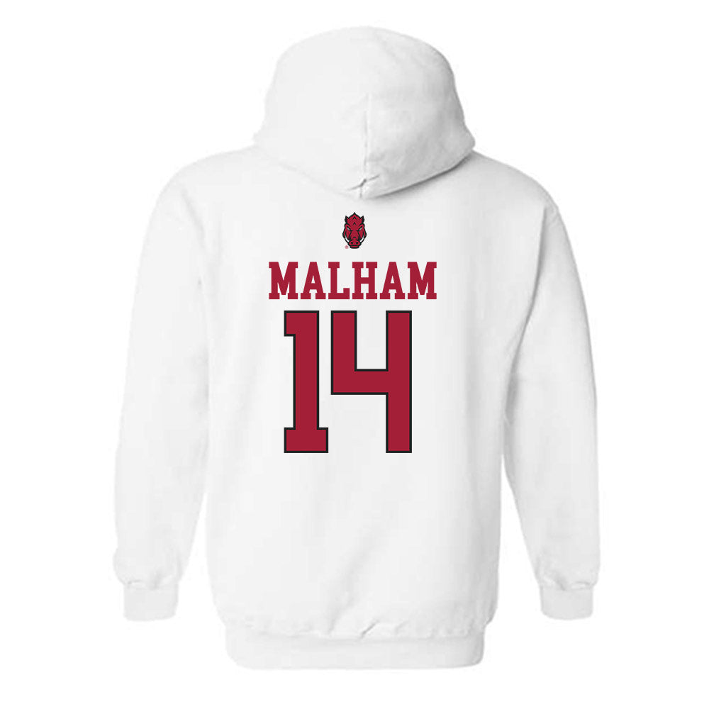 Arkansas - NCAA Women's Soccer : Makenzie Malham - Classic Shersey Hooded Sweatshirt-1