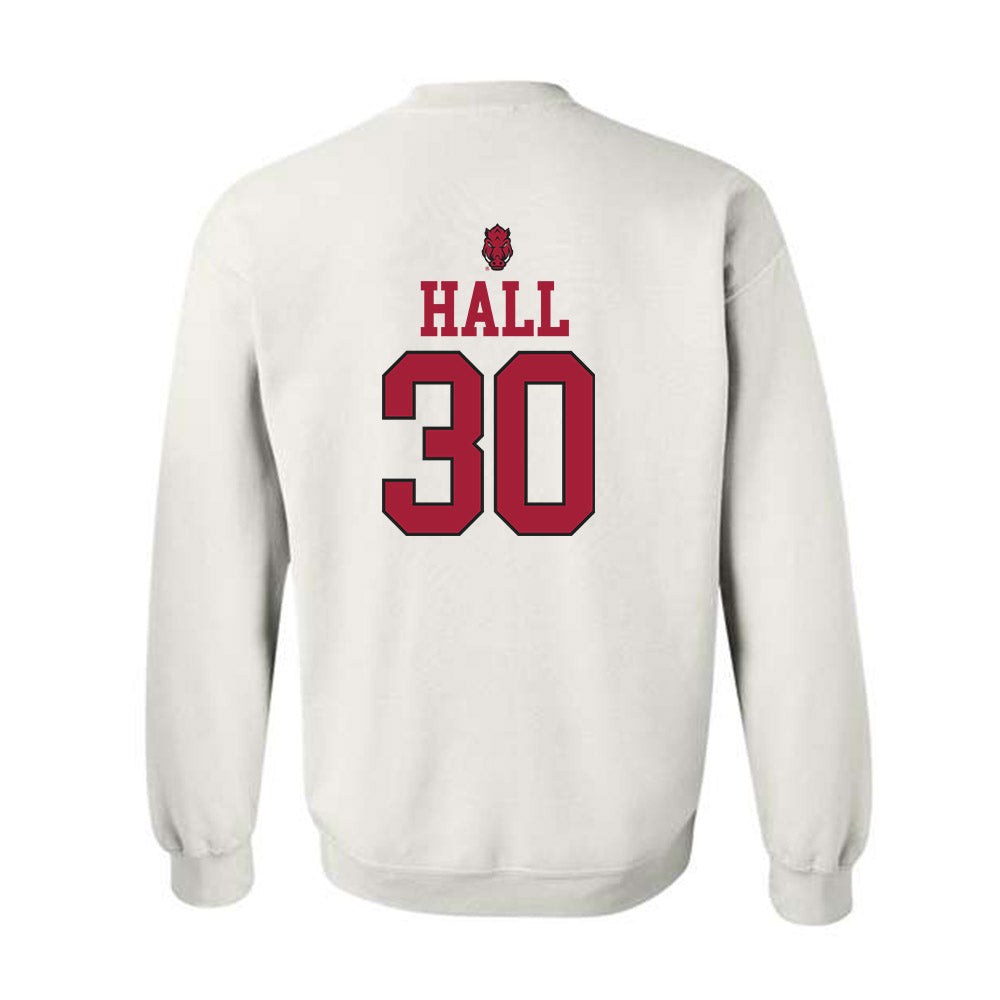 Arkansas - NCAA Softball : Khamari Hall - Classic Shersey Crewneck Sweatshirt-1