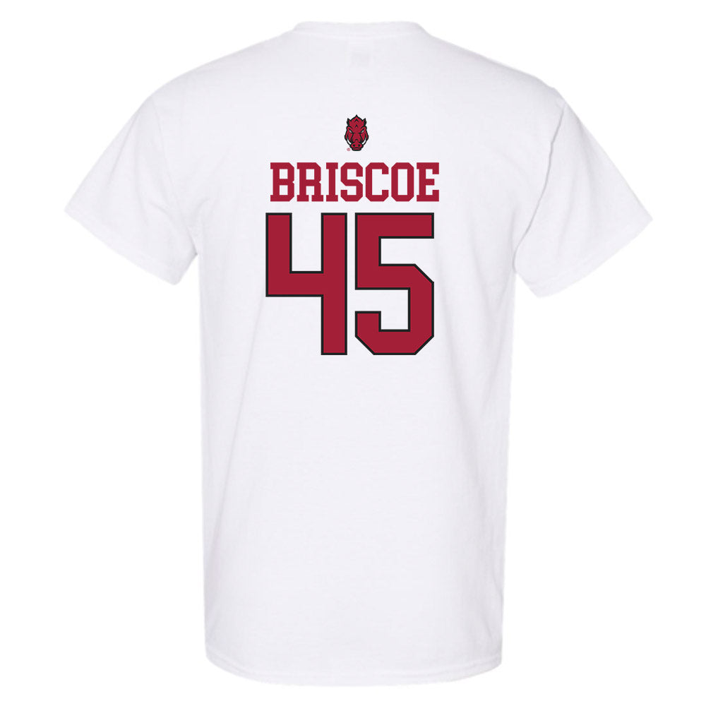 Arkansas - NCAA Baseball : Tye Briscoe - Classic Shersey T-Shirt-1