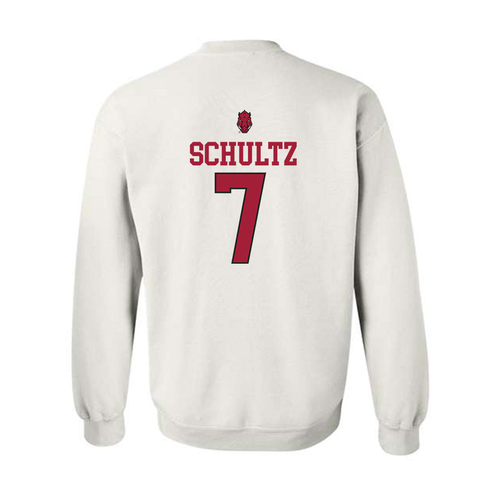 Arkansas - NCAA Women's Soccer : Macy Schultz - Crewneck Sweatshirt Classic Shersey