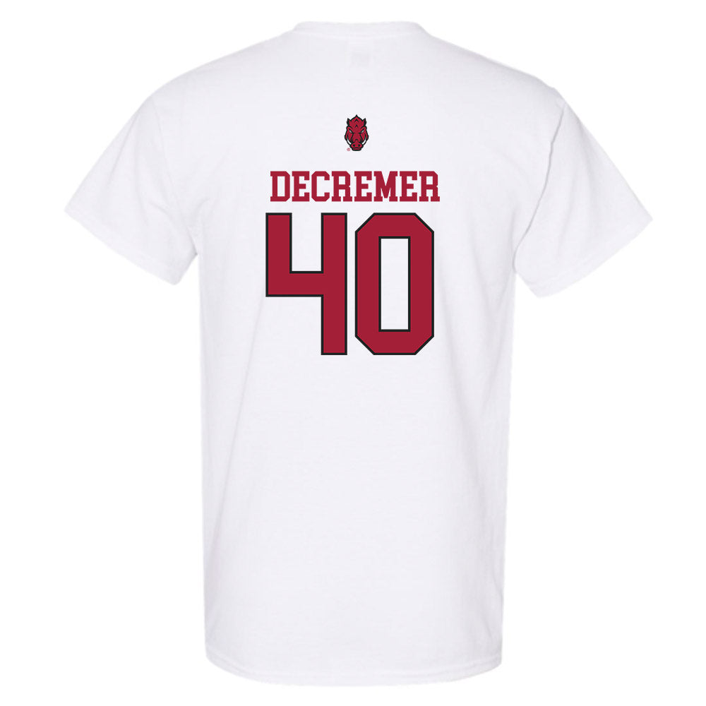 Arkansas - NCAA Baseball : James DeCremer - Classic Shersey T-Shirt-1