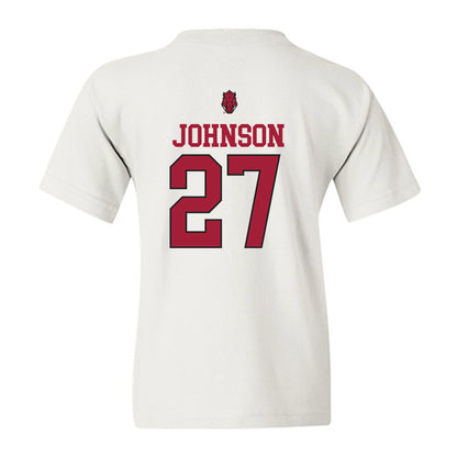 Arkansas - NCAA Football : Ahkhari Johnson - Classic Shersey Youth T-Shirt-1