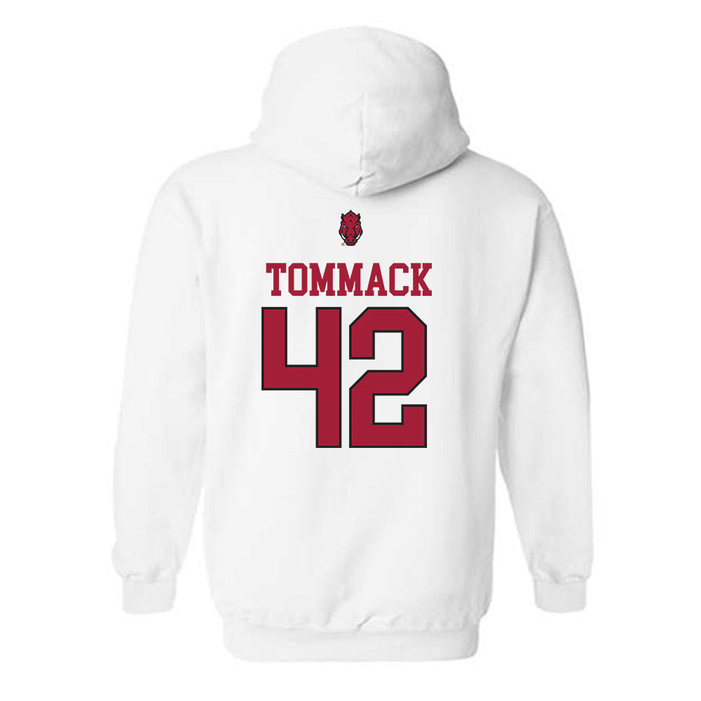 Arkansas - NCAA Women's Soccer : Taylor Tommack - Classic Shersey Hooded Sweatshirt-1