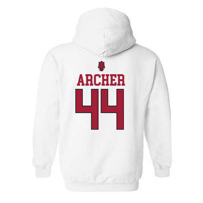 Arkansas - NCAA Women's Basketball : Maryn Archer - Classic Shersey Hooded Sweatshirt-1