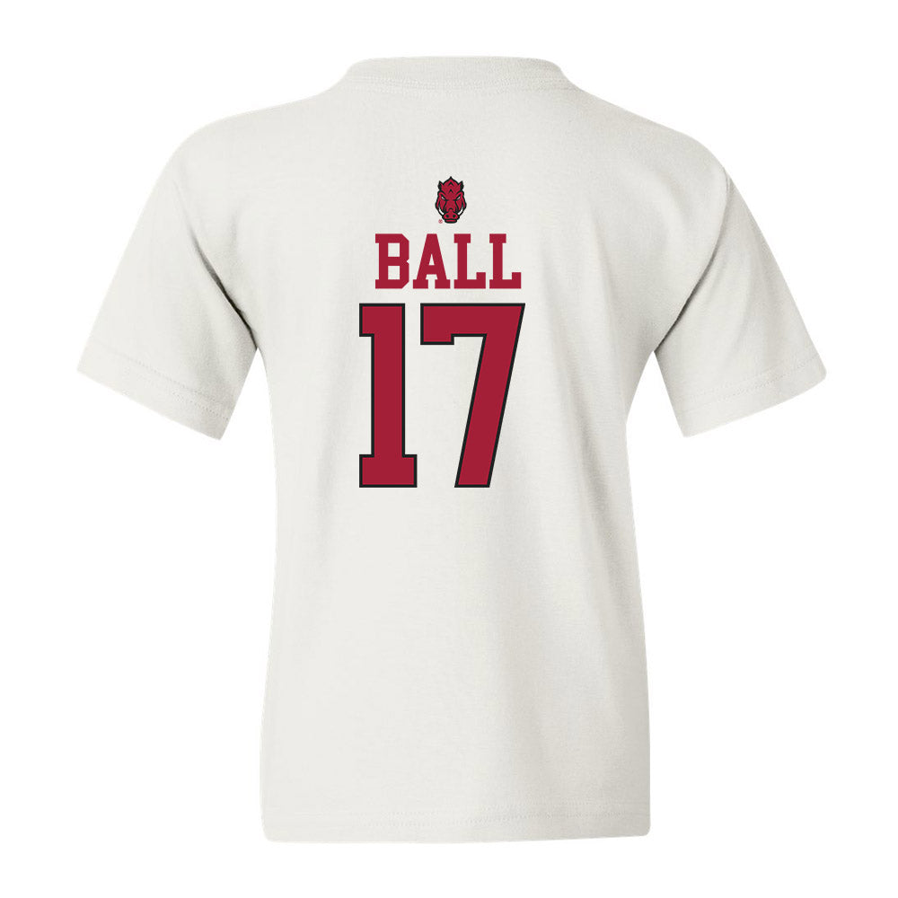 Arkansas - NCAA Women's Soccer : Kennedy Ball - Youth T-Shirt Classic Shersey