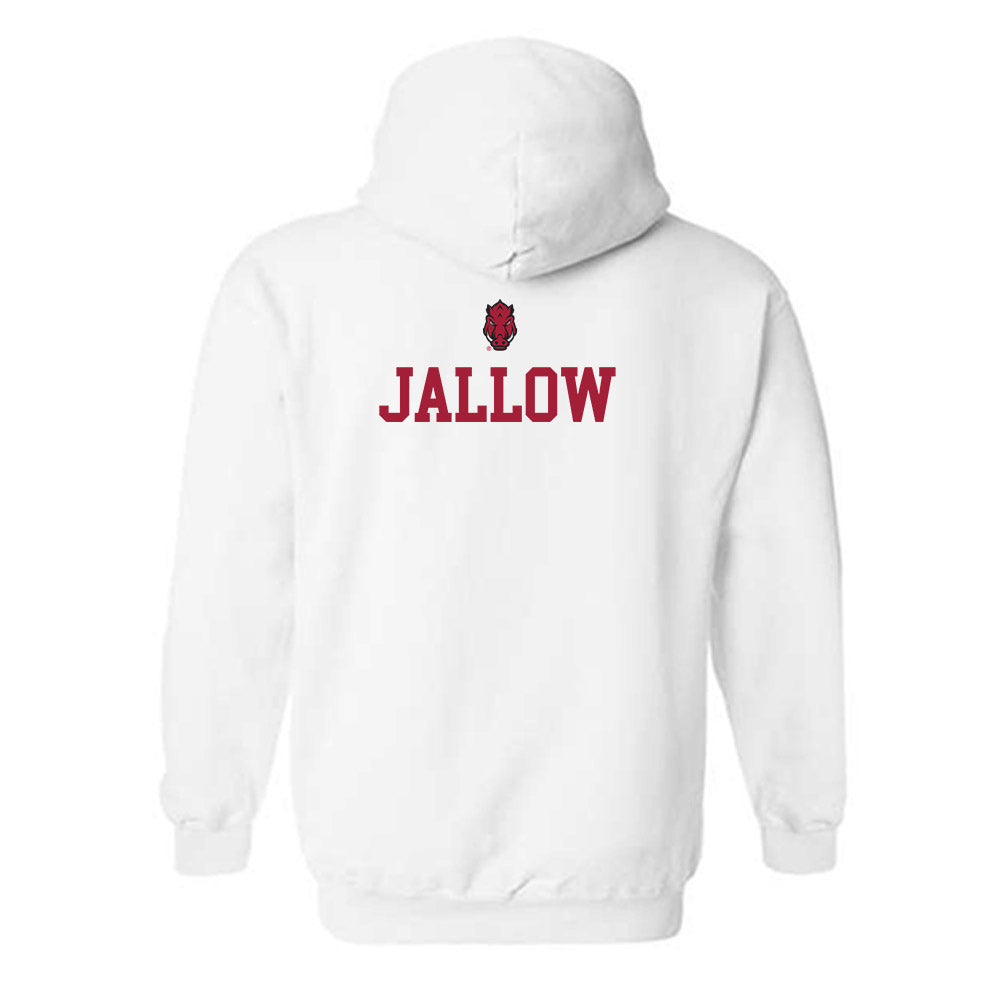 Arkansas - NCAA Women's Track & Field : Sanu Jallow - Classic Shersey Hooded Sweatshirt-1