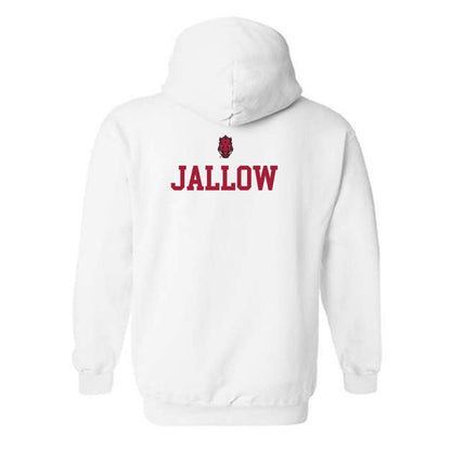 Arkansas - NCAA Women's Track & Field : Sanu Jallow - Classic Shersey Hooded Sweatshirt-1