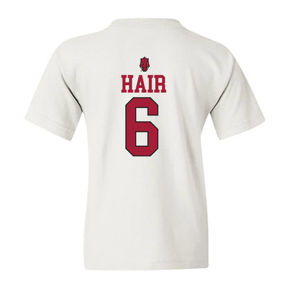 Arkansas - NCAA Women's Soccer : Cora Hair - Classic Shersey Youth T-Shirt-1