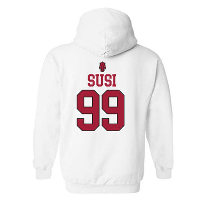 Arkansas - NCAA Women's Soccer : Zoe Susi - Classic Shersey Hooded Sweatshirt-1
