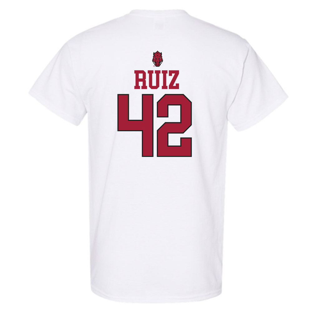 Arkansas - NCAA Baseball : Damian Ruiz - Classic Shersey T-Shirt-1