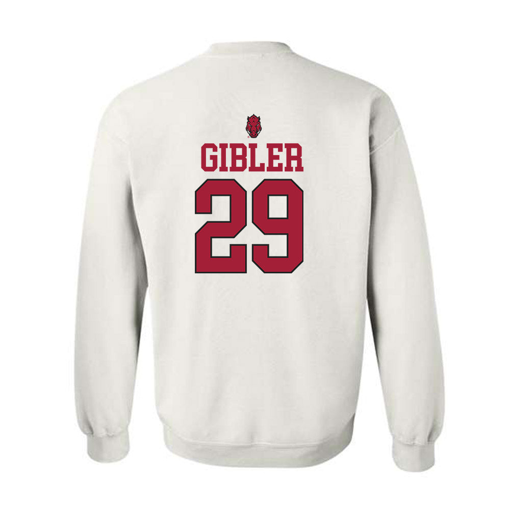 Arkansas - NCAA Baseball : Cole Gibler - Classic Shersey Crewneck Sweatshirt-1