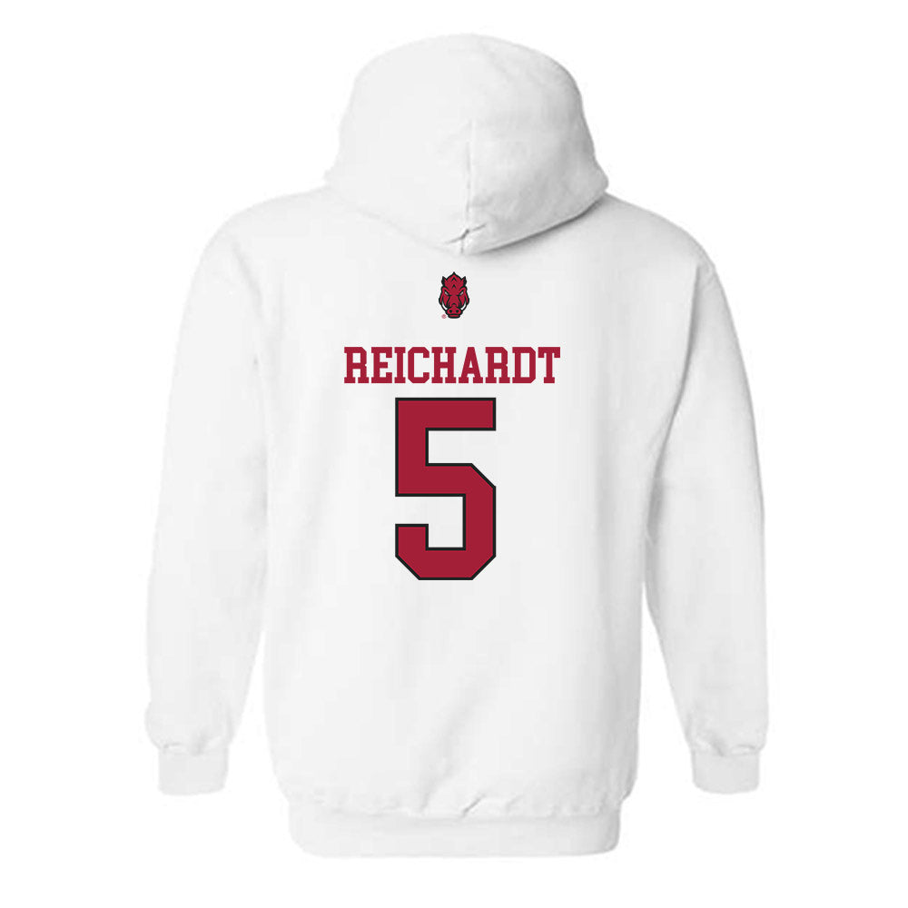 Arkansas - NCAA Softball : Ashtyn Reichardt - Classic Shersey Hooded Sweatshirt-1