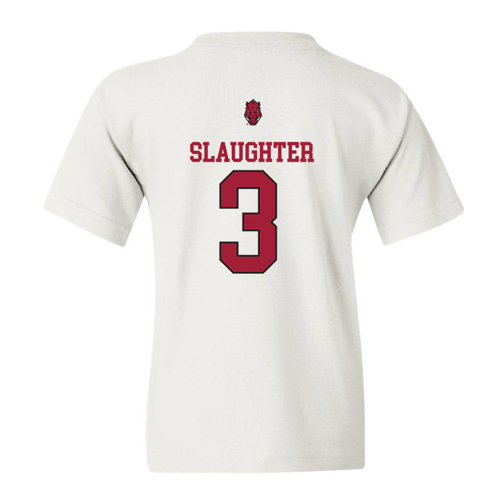 Arkansas - NCAA Football : Doneiko Slaughter - Classic Shersey Youth T-Shirt